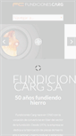 Mobile Screenshot of fundicionescarg.com